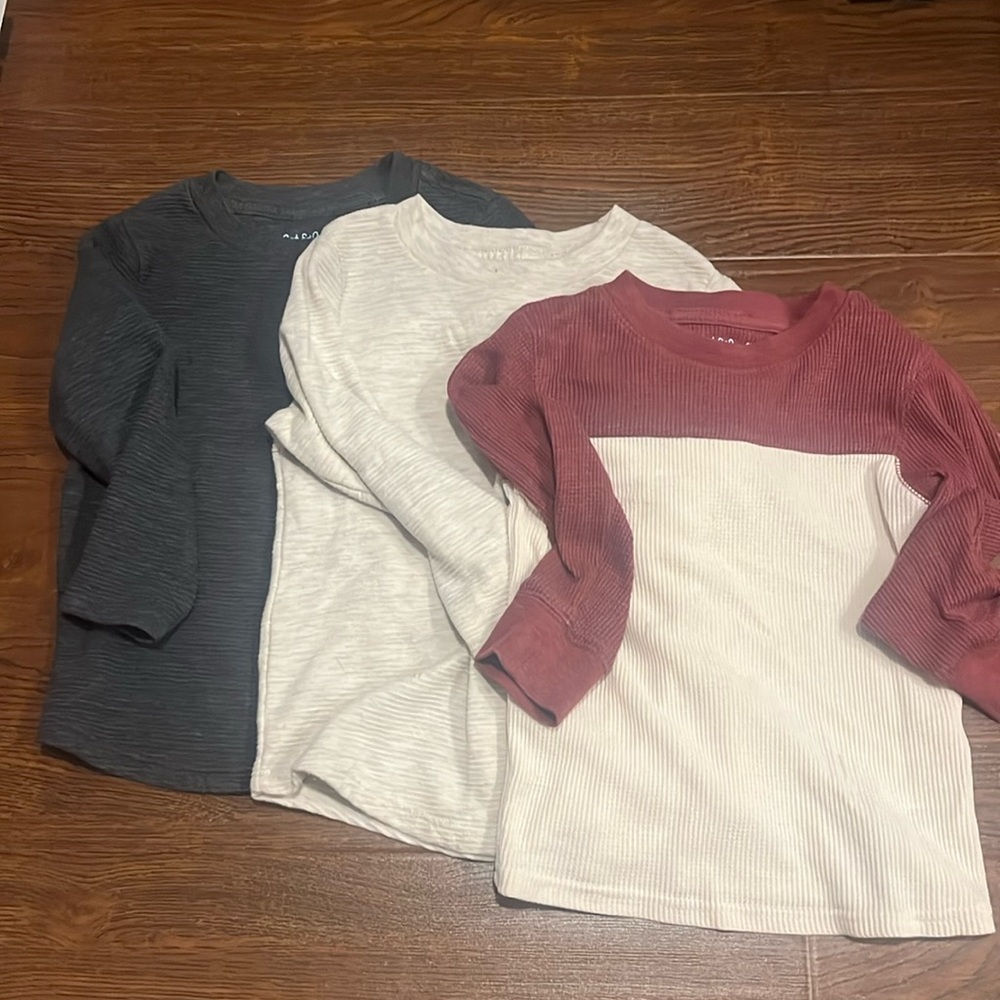 3 long sleeve thermal shirts